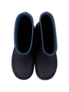 Stivali da pioggia per bambini Stella McCartney Kids blu con logo sul lato TZ0Q37 Z0234 61L STELLA McCARTNEY KIDS 