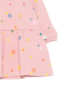 Abito per neonata Stella McCartney Kids rosa con stampa grafica stelle TZ1030 Z4021 507MC STELLA McCARTNEY KIDS 