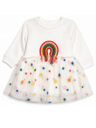 Abito per neonata Stella McCartney Kids bianco con gonna in tulle TZ1040 Z3059 101 STELLA McCARTNEY KIDS 