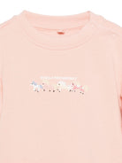 Abito per neonata Stella McCartney Kids rosa con ricamo sul davanti TZ1060 Z3059 50M STELLA McCARTNEY KIDS 