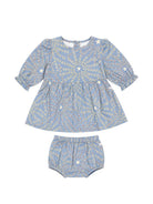 Abito svasato per neonata Stella McCartney Kids azzurro con stampa TZ1070 Z3861 61EMC STELLA McCARTNEY KIDS 