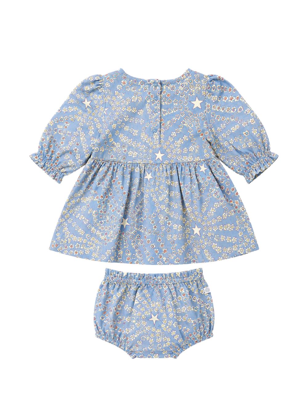 Abito svasato per neonata Stella McCartney Kids azzurro con stampa TZ1070 Z3861 61EMC STELLA McCARTNEY KIDS 