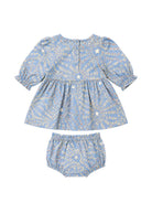 Abito svasato per neonata Stella McCartney Kids azzurro con stampa TZ1070 Z3861 61EMC STELLA McCARTNEY KIDS 