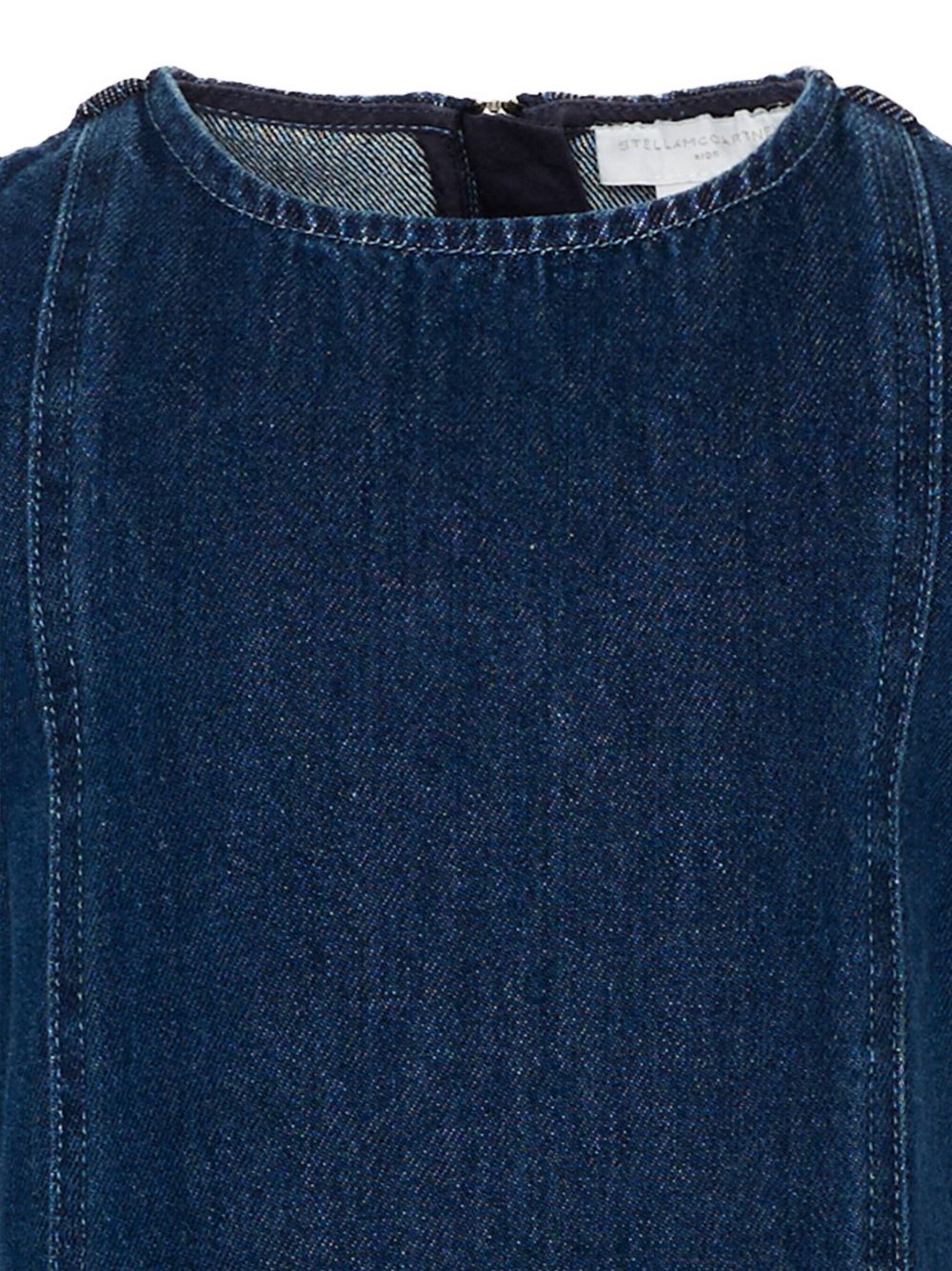 Abito per bambina Stella McCartney Kids in denim con tasche applicate TZ1A82 Z0746 665 STELLA McCARTNEY KIDS 
