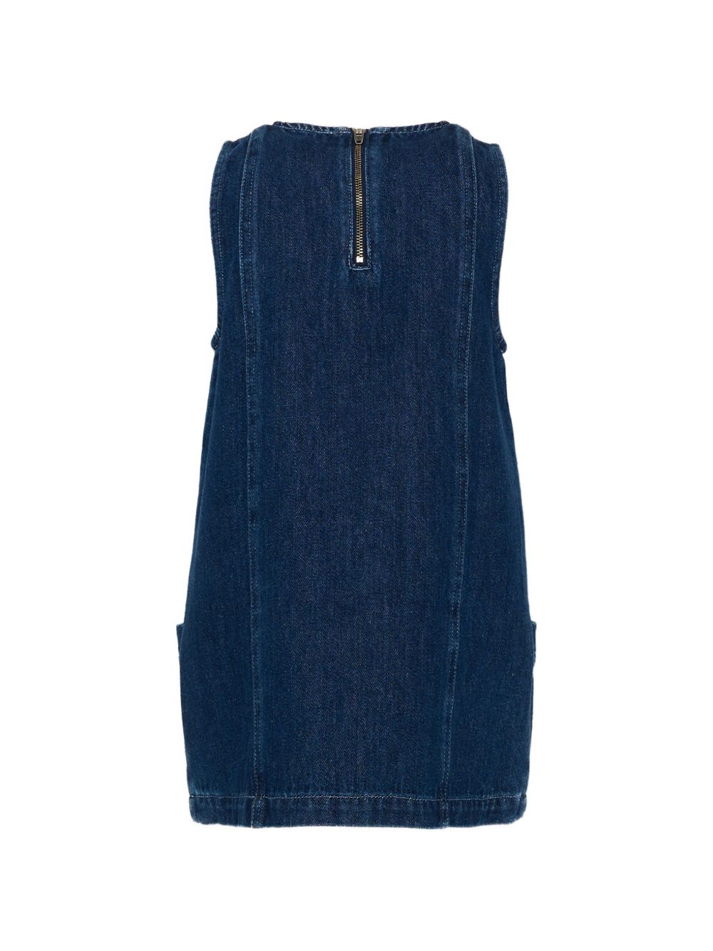Abito per bambina Stella McCartney Kids in denim con tasche applicate TZ1A82 Z0746 665 STELLA McCARTNEY KIDS 