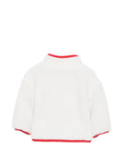 Giacca per neonata Stella McCartney Kids bianca con applicazione a cuore TZ2047 Z0506 101 STELLA McCARTNEY KIDS 