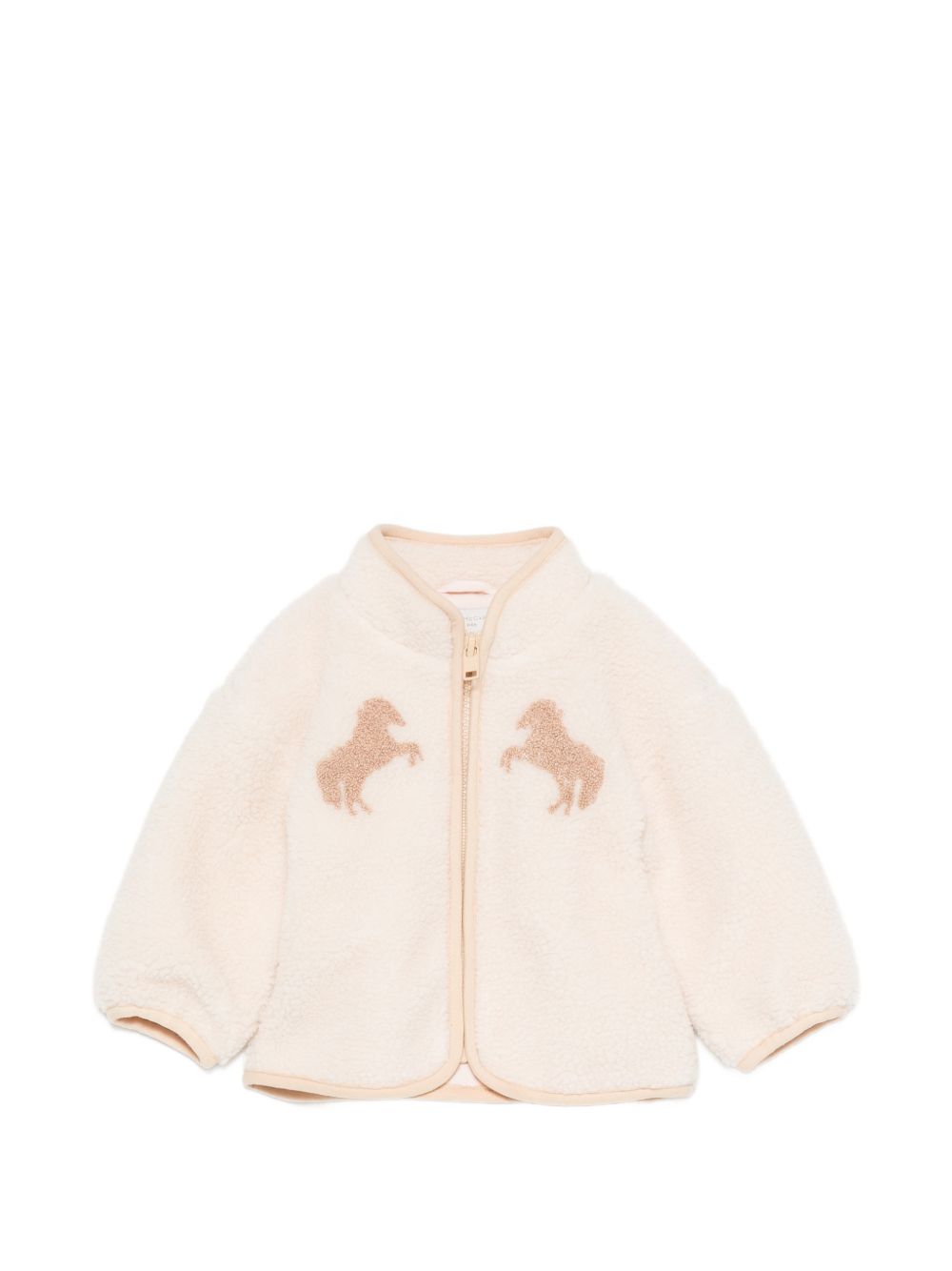 Giacca per neonati Stella McCartney Kids beige con applicazione TZ2057 Z0506 193 STELLA McCARTNEY KIDS 