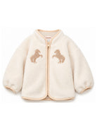 Giacca per neonati Stella McCartney Kids beige con applicazione TZ2057 Z0506 193 STELLA McCARTNEY KIDS 