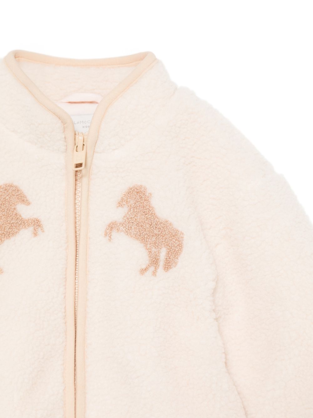 Giacca per neonati Stella McCartney Kids beige con applicazione TZ2057 Z0506 193 STELLA McCARTNEY KIDS 