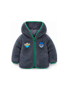 Giubbino per neonato Stella McCartney Kids blu con bordi a contrasto TZ2317 Z4058 657 STELLA McCARTNEY KIDS 