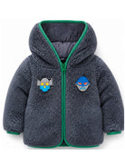 Giubbino per neonato Stella McCartney Kids blu con bordi a contrasto TZ2317 Z4058 657 STELLA McCARTNEY KIDS 