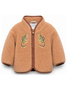 Giacca per neonato Stella McCartney Kids beige con ricamo leopardato TZ2357 Z0506 362 STELLA McCARTNEY KIDS 