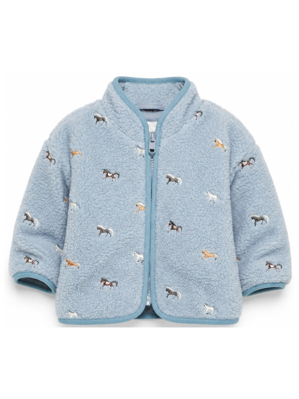 Giacca per neonato Stella McCartney Kids azzurro con ricami TZ2367 Z4123 643EM STELLA McCARTNEY KIDS 