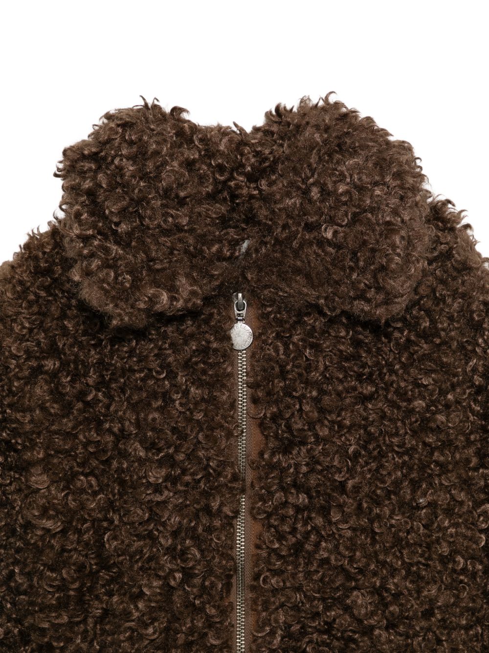 Giubbino per bambina Stella McCartney Kids marrone in finta pelliccia TZ2C07 Z3917 307 STELLA McCARTNEY KIDS 
