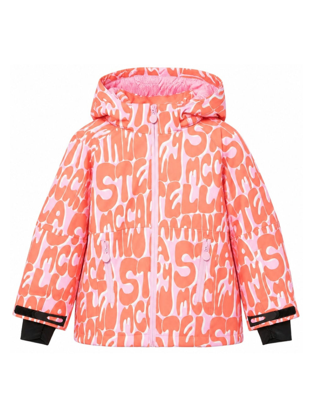 Giacca per bambina Stella McCartney Kids multicolore con logo e cappuccio TZ2C37 Z3971 50GMC STELLA McCARTNEY KIDS 