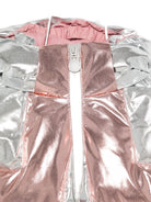 Piumino per bambina Stella McCartney Kids argento con motivo a stella TZ2C47 Z3967 925 STELLA McCARTNEY KIDS 