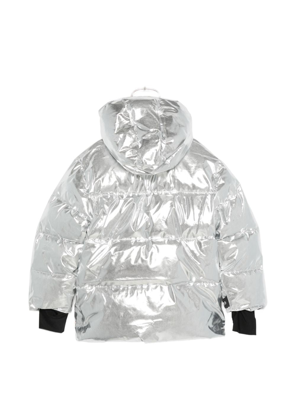 Piumino per bambina Stella McCartney Kids argento con motivo a stella TZ2C47 Z3967 925 STELLA McCARTNEY KIDS 