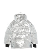 Piumino per bambina Stella McCartney Kids argento con motivo a stella TZ2C47 Z3967 925 STELLA McCARTNEY KIDS 