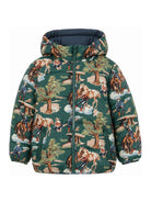 Giubbino per bambino Stella McCartney Kids verde con stampa grafica all-over TZ2H57 Z3956 737MC STELLA McCARTNEY KIDS 