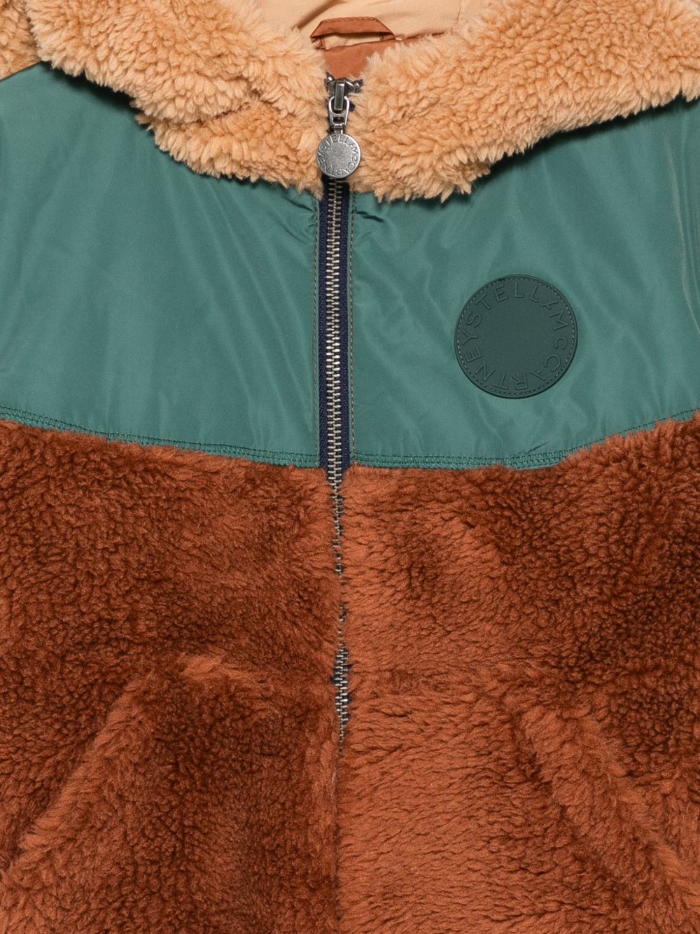 Giacca per bambino Stella McCartney Kids multicolore con inserti in pile e cappuccio TZ2H77 Z4058 999 STELLA McCARTNEY KIDS 