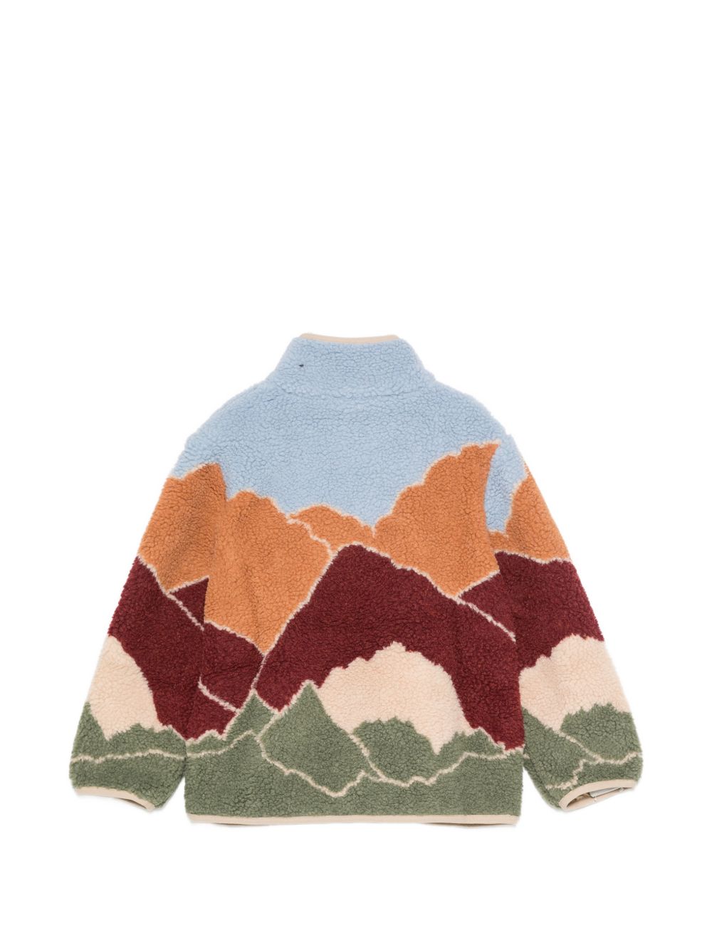 Giubbino per bambino Stella McCartney Kids multicolore con trama effetto lana TZ2H87 Z4059 999 STELLA McCARTNEY KIDS 
