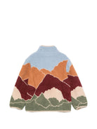 Giubbino per bambino Stella McCartney Kids multicolore con trama effetto lana TZ2H87 Z4059 999 STELLA McCARTNEY KIDS 