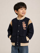 Giacca per bambino Stella McCartney Kids blu in stile college TZ2I17 Z4071 61L STELLA McCARTNEY KIDS 