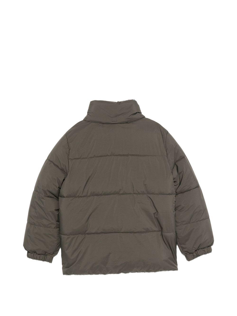 Bomber per bambino Stella McCartney Kids verde con applicazione logo TZ2I37 Z3953 921 STELLA McCARTNEY KIDS 