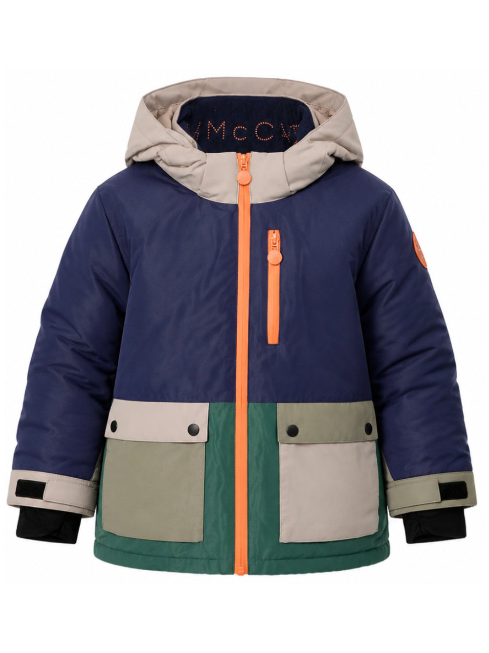 Piumino per bambino Stella McCartney Kids multicolore con design color-block TZ2I77 Z0432 999 STELLA McCARTNEY KIDS 