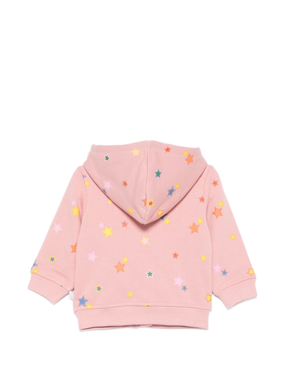 Felpa per neonata Stella McCartney Kids rosa con stampa stelle all-over TZ4020 Z4021 507MC STELLA McCARTNEY KIDS 