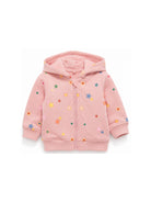 Felpa per neonata Stella McCartney Kids rosa con stampa stelle all-over TZ4020 Z4021 507MC STELLA McCARTNEY KIDS 