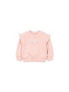 Felpa per neonata Stella McCartney Kids rosa con ricamo sul davanti TZ4030 Z3059 50M STELLA McCARTNEY KIDS 