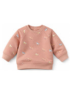 Felpa per neonata Stella McCartney Kids rosa con stampa cavalli TZ4090 Z4024 50MEM STELLA McCARTNEY KIDS 