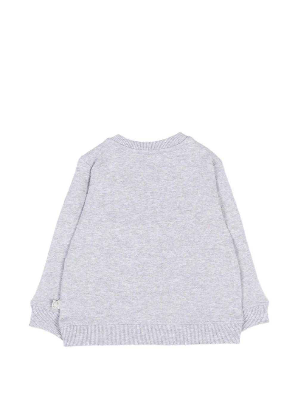 Felpa per neonato Stella McCartney Kids grigia con stampa grafica robot sul davanti TZ4300 Z4016 807 STELLA McCARTNEY KIDS 
