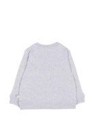 Felpa per neonato Stella McCartney Kids grigia con stampa grafica robot sul davanti TZ4300 Z4016 807 STELLA McCARTNEY KIDS 