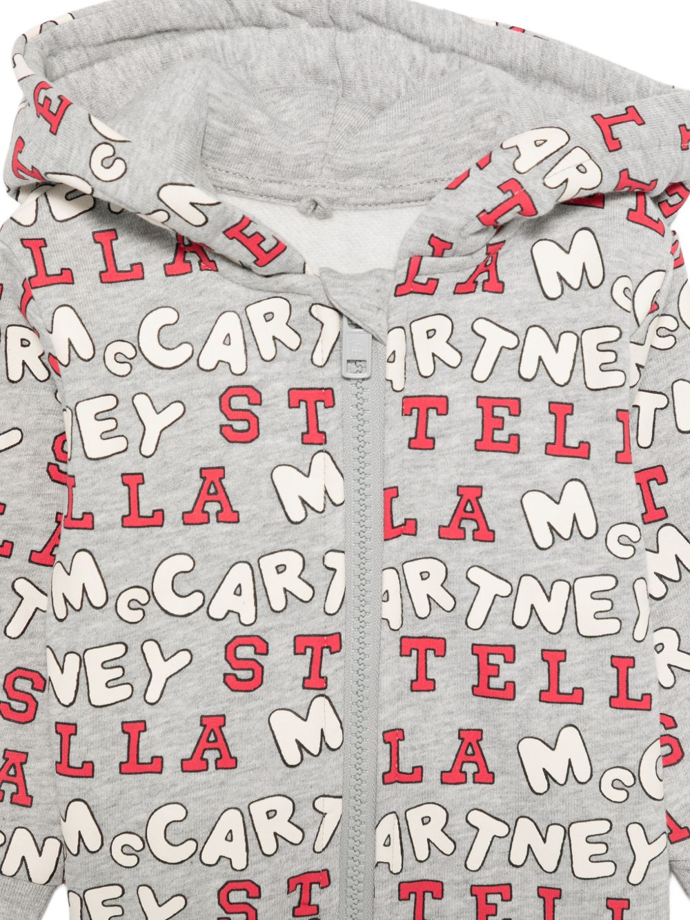 Felpa per neonato Stella McCartney Kids grigia con stampa grafica all-over TZ4350 Z4013 807MC STELLA McCARTNEY KIDS 