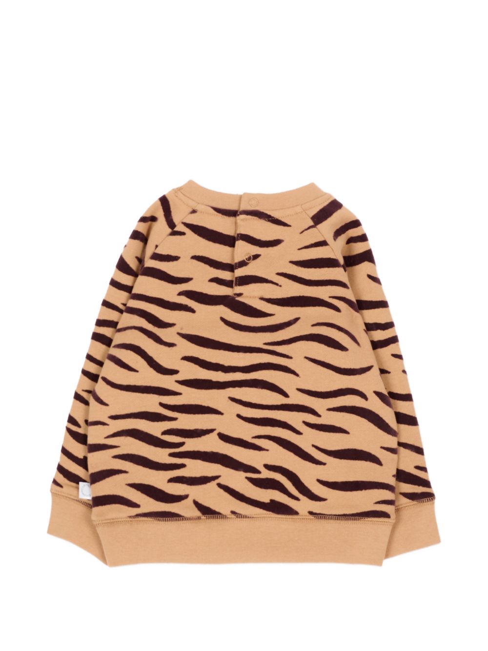 Felpa per neonati Stella McCartney Kids marrone con stampa animalier TZ4370 Z4026 362MA STELLA McCARTNEY KIDS 