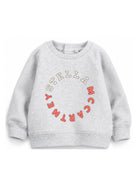 Felpa per neonato Stella McCartney Kids grigia con stampa grafica TZ4380 Z3059 807 STELLA McCARTNEY KIDS 