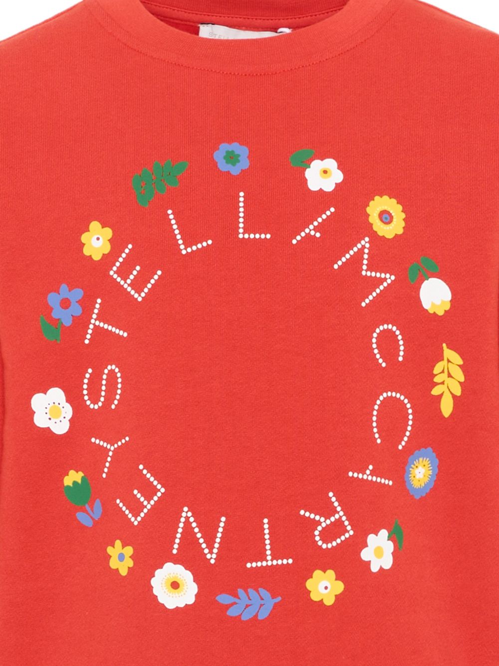 Felpa per bambini Stella McCartney Kids rossa con stampa grafica TZ4A50 Z3059 411 STELLA McCARTNEY KIDS 