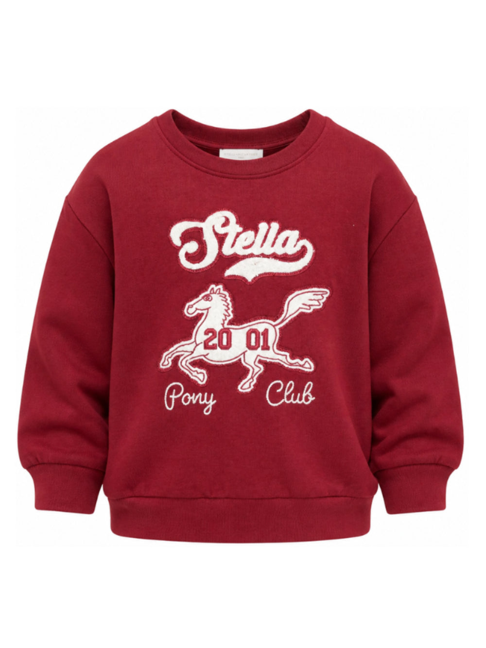 Felpa per bambini Stella McCqartney Kids rossa con stampa grafica TZ4A80 Z3059 416 STELLA McCARTNEY KIDS 