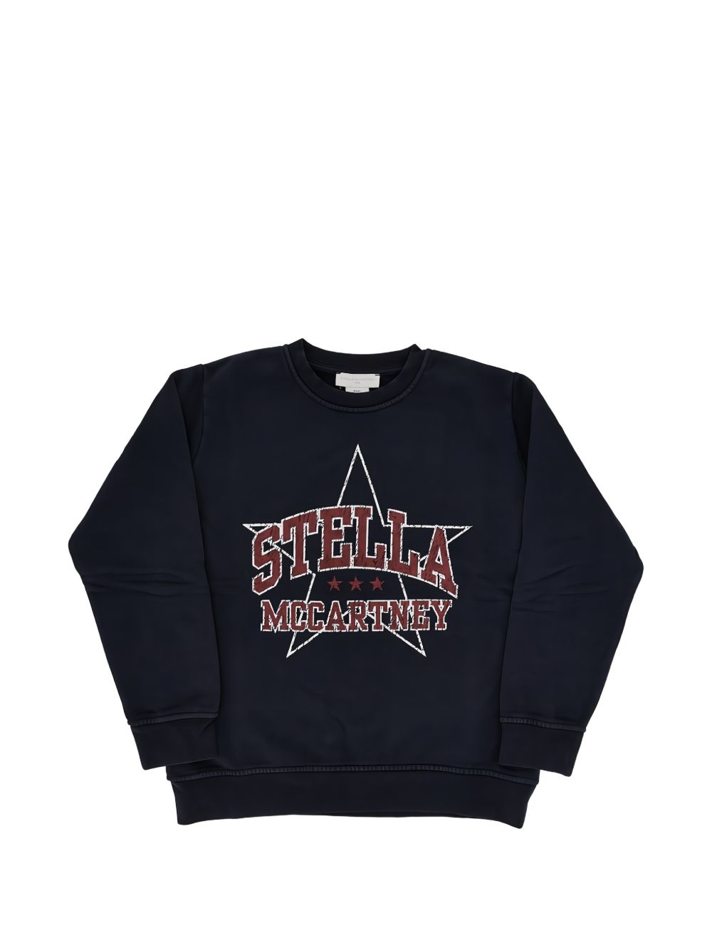 Felpa per bambini Stella McCartney Kids blu con stampa logo TZ4B10 Z3826 61L STELLA McCARTNEY KIDS 