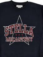 Felpa per bambini Stella McCartney Kids blu con stampa logo TZ4B10 Z3826 61L STELLA McCARTNEY KIDS 