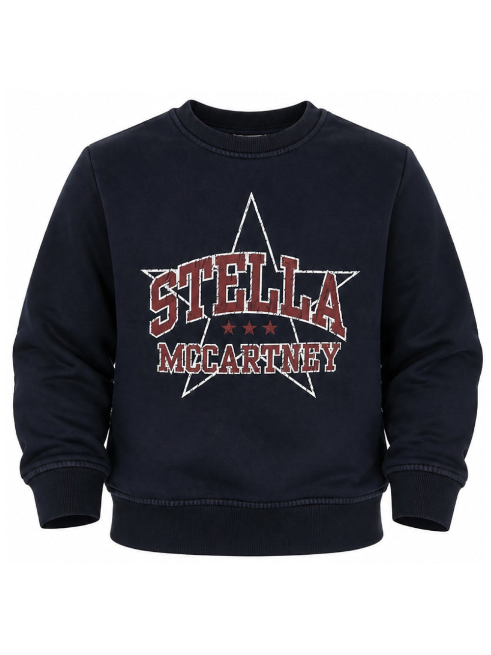 Felpa per bambini Stella McCartney Kids blu con stampa logo TZ4B10 Z3826 61L STELLA McCARTNEY KIDS 