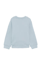 Felpa per bambini Stella McCartney Kids azzurra con ricamo logo TZ4B50 Z3059 61E STELLA McCARTNEY KIDS 