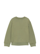 Felpa per bambini Stella McCartney Kids verde con ricami sul davanti TZ4B80 Z3059 70G STELLA McCARTNEY KIDS 
