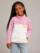 Maglione per bambina Stella McCartney Kids rosa con design color-block TZ4D00 Z3969 50G STELLA McCARTNEY KIDS 