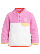 Felpa per bambina Stella McCartney Kids rosa con design color-block TZ4D00 Z3969 50G STELLA McCARTNEY KIDS 