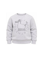 Felpa per bambino Stella McCartney kids grigia con stampa grafica TZ4P60 Z4016 807 STELLA McCARTNEY KIDS 