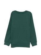 Felpa per bambino Stella McCartney Kids verde con stampa grafica TZ4P90 Z3059 737 STELLA McCARTNEY KIDS 