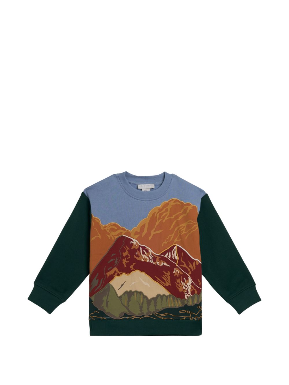 Felpa per bambino Stella McCartney Kids multicolore con stampa grafica TZ4Q10 Z3059 999 STELLA McCARTNEY KIDS 